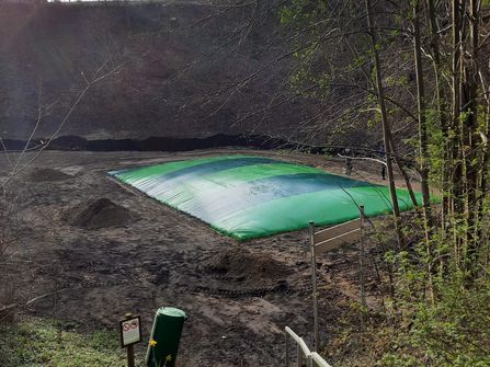 Hüpfkissen im Spielpark Wingst