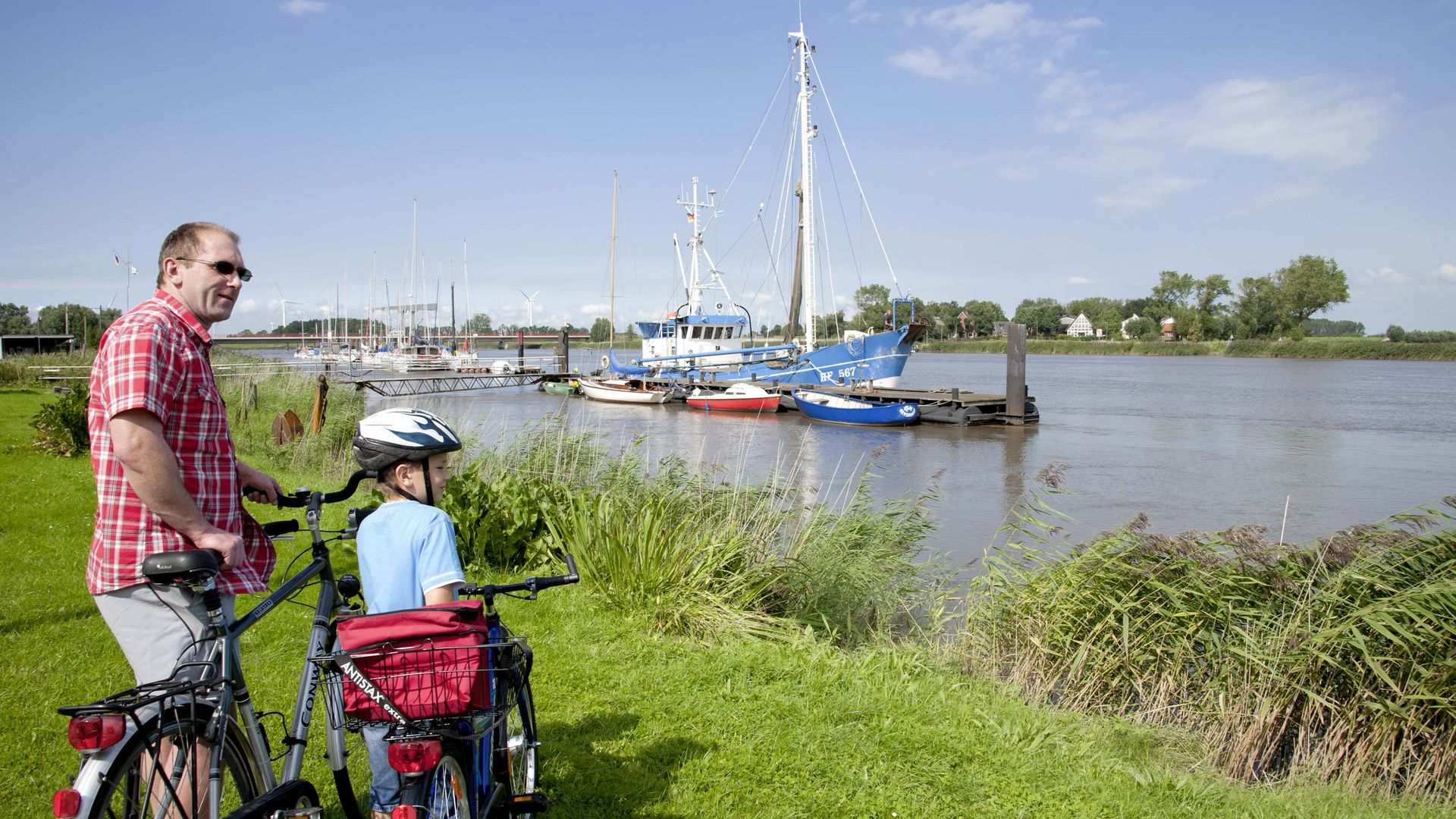 Radfahren an der Oste